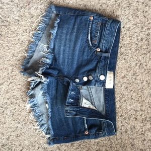 Free People short jean shorts 🌺🌞🌿🌻